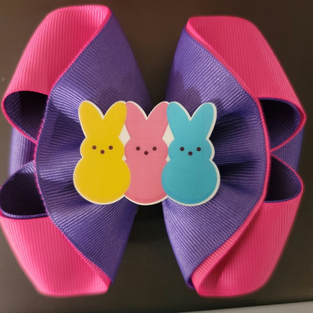 *NEW* 4in Peeps Easter Hairbow
